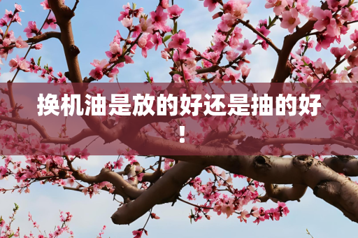 换机油是放的好还是抽的好！