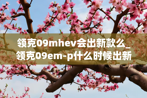 领克09mhev会出新款么_领克09em-p什么时候出新款