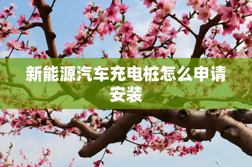 新能源汽车充电桩怎么申请安装